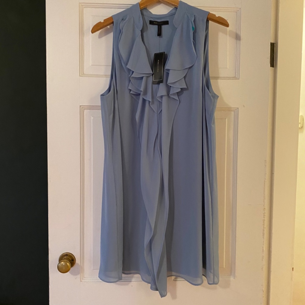 BCBG Blue Blousy Dress